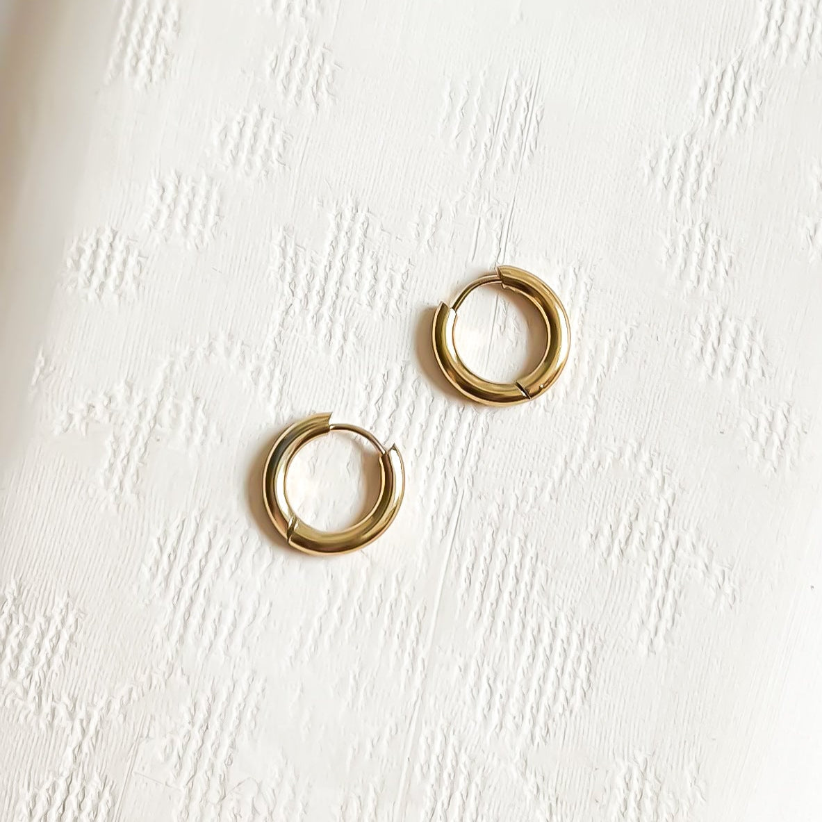 Gold Infinity Hoop