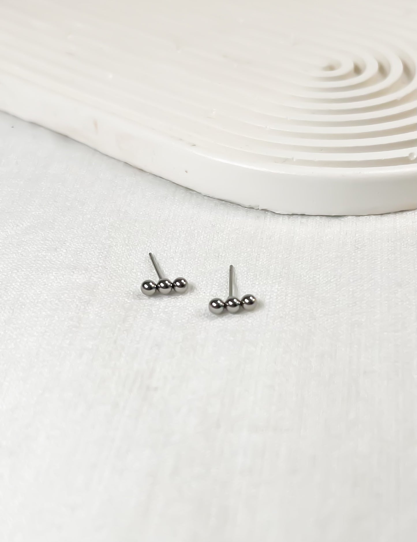Three Bead Stud