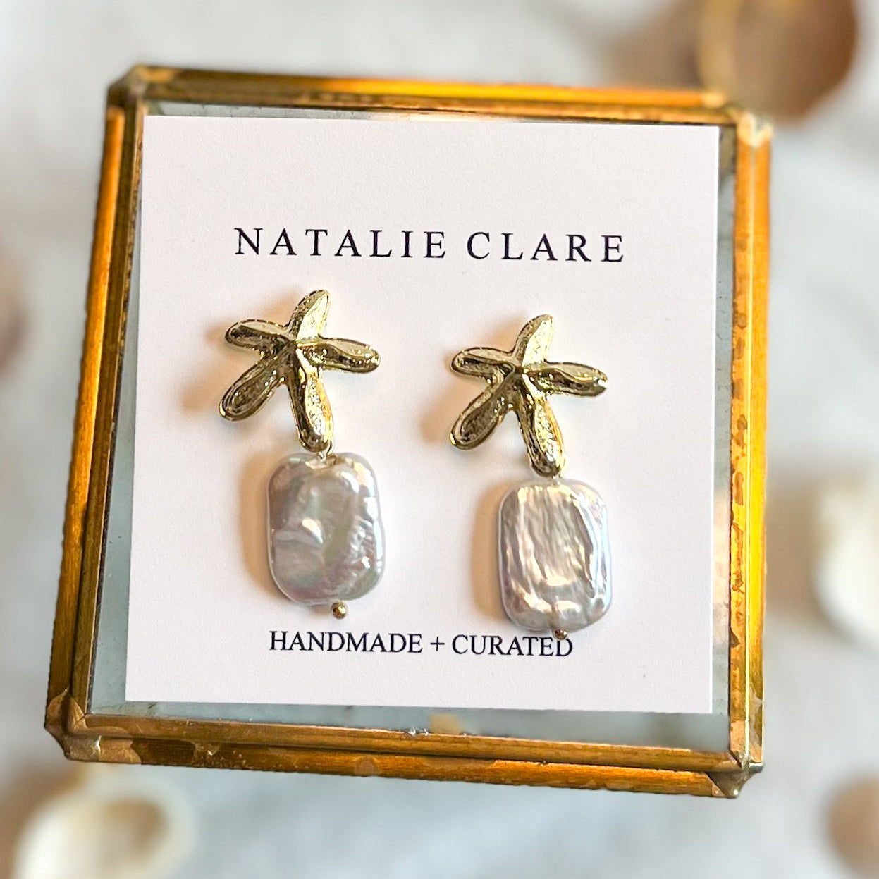 Baroque Starfish Earrings