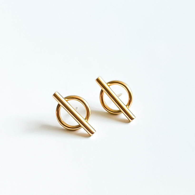 The Horizon Stud Earrings