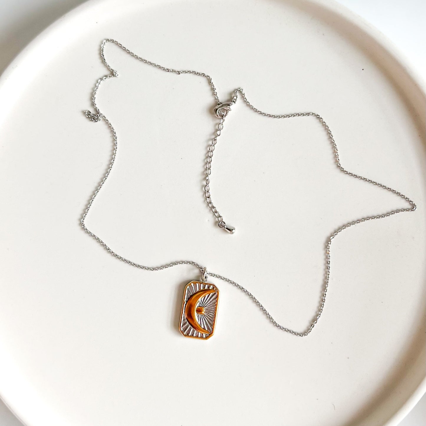 Silver Moon Necklace