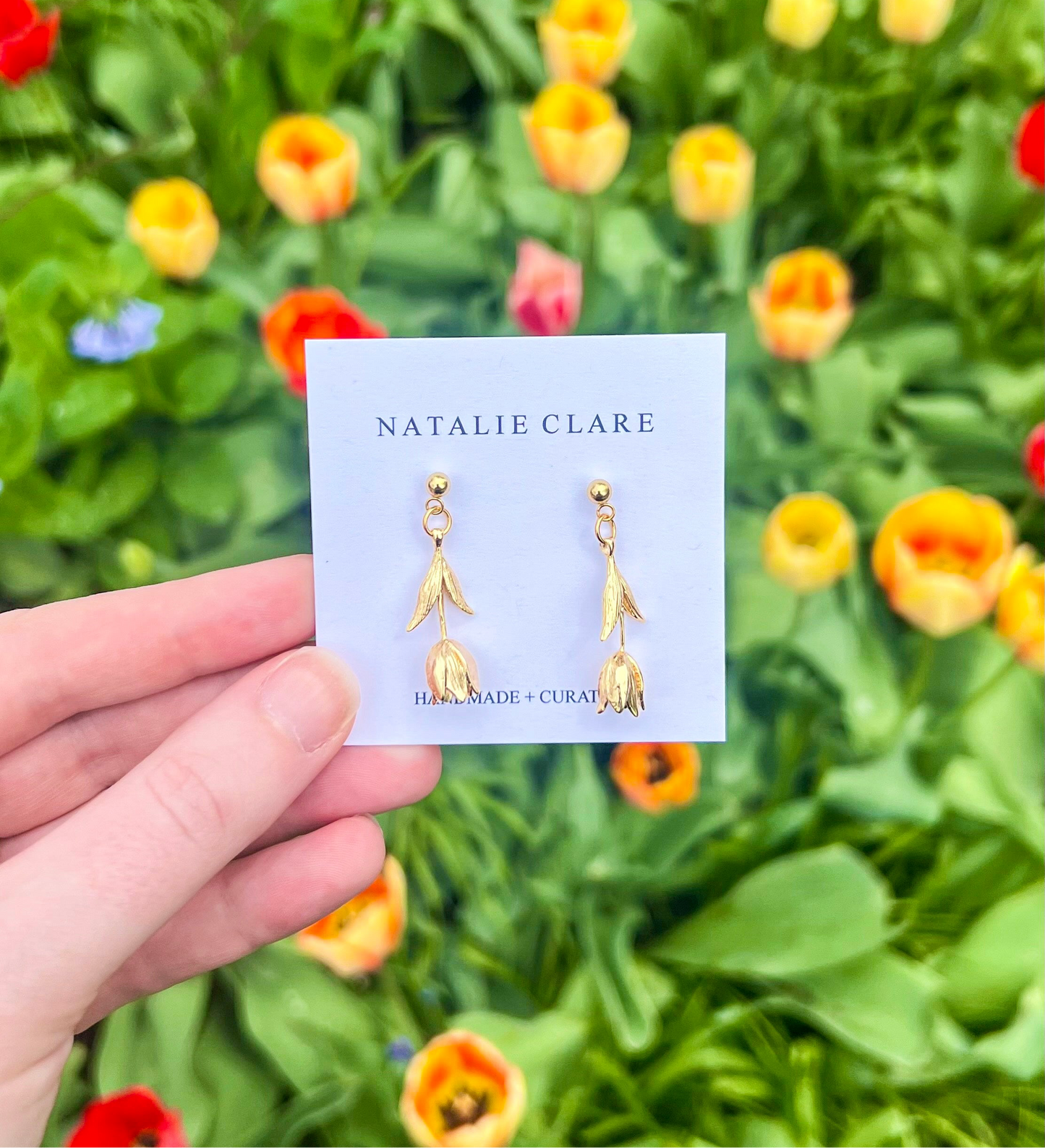 Dangle Tulip Earrings