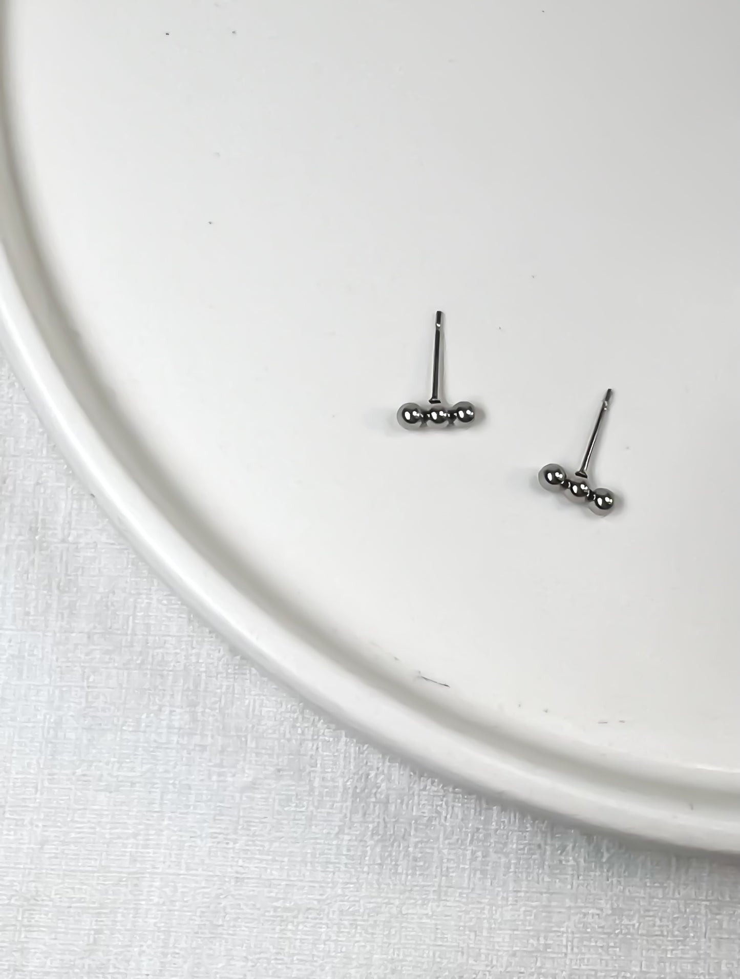 Three Bead Stud