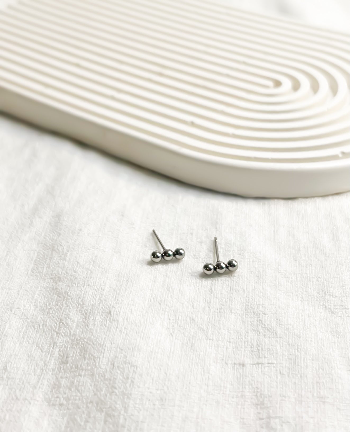 Three Bead Stud