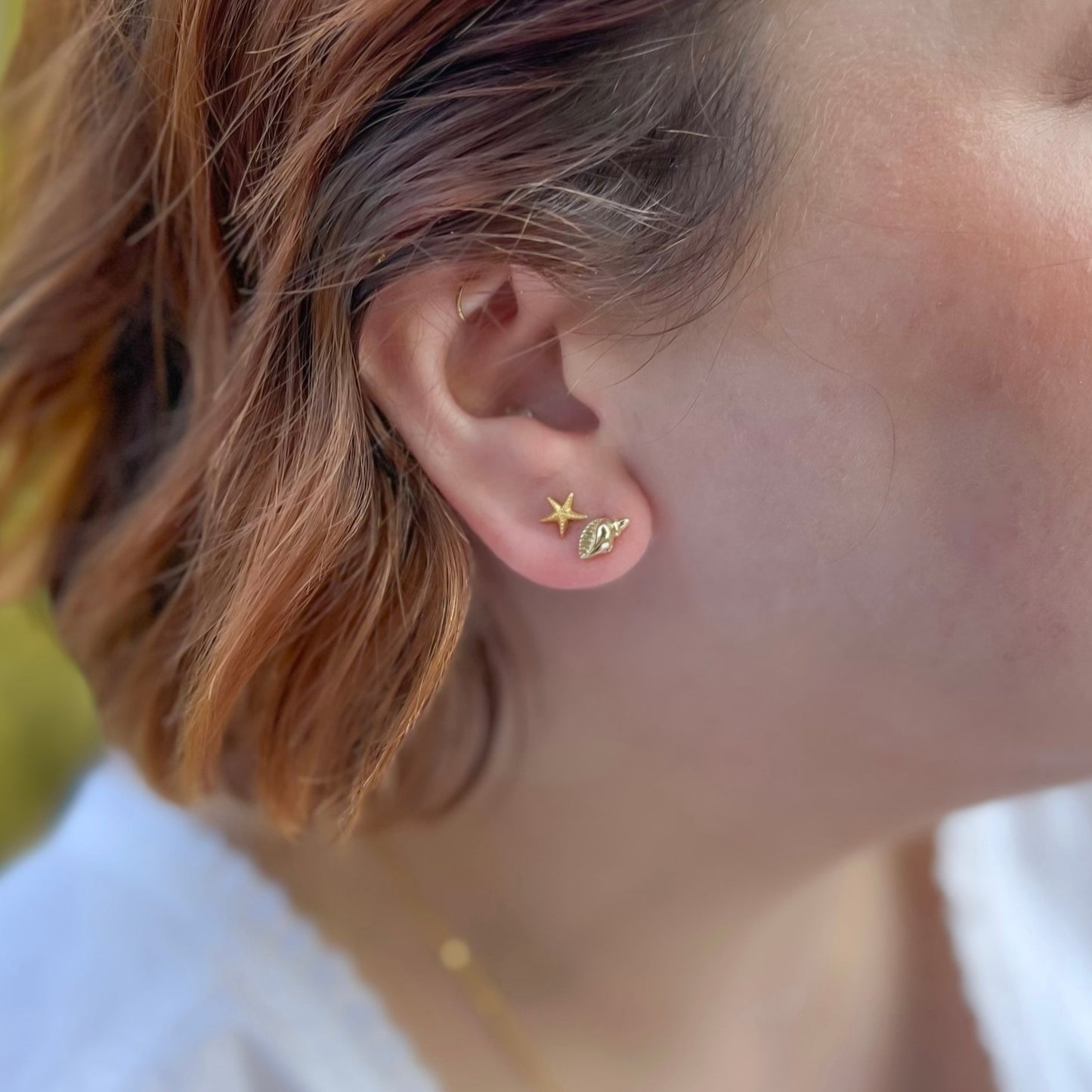 Tiny Starfish Studs