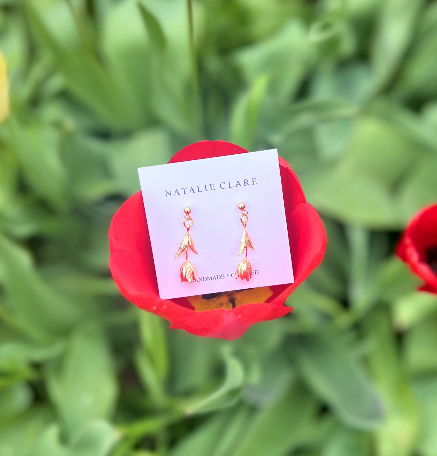 Dangle Tulip Earrings