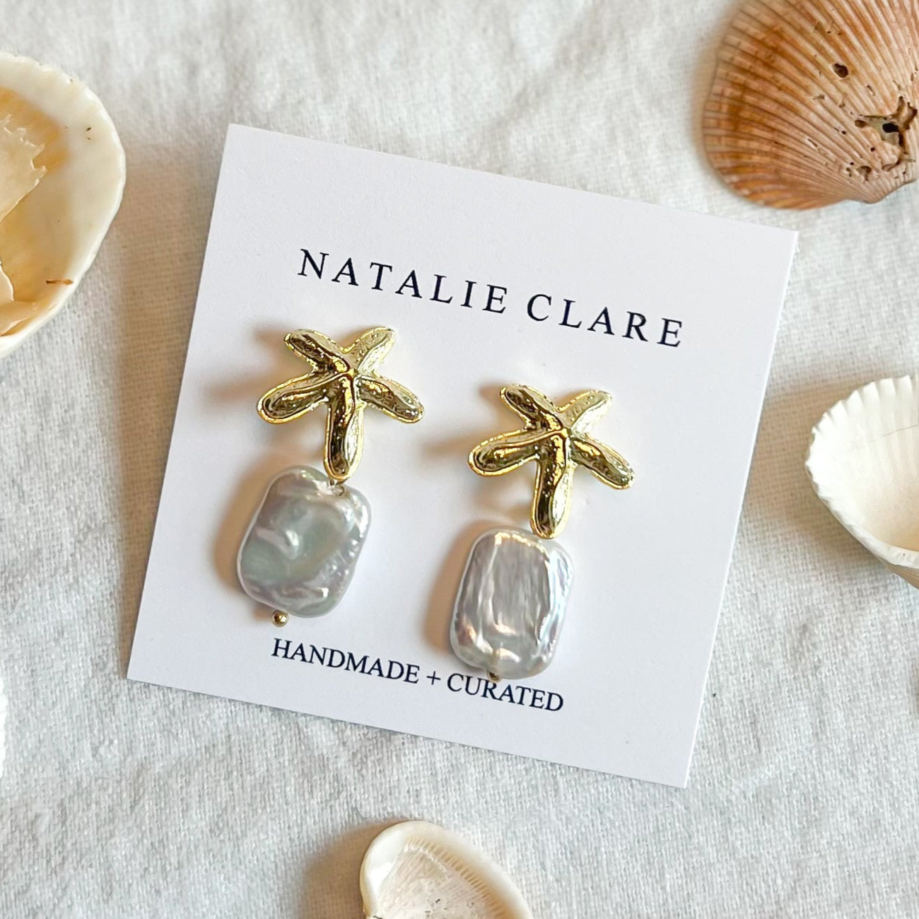 Baroque Starfish Earrings