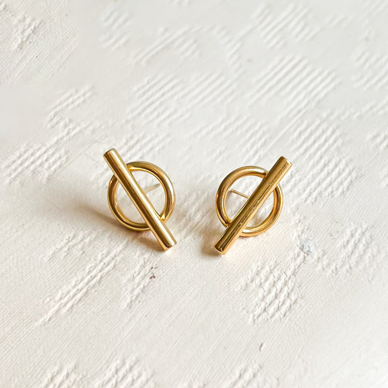 The Horizon Stud Earrings