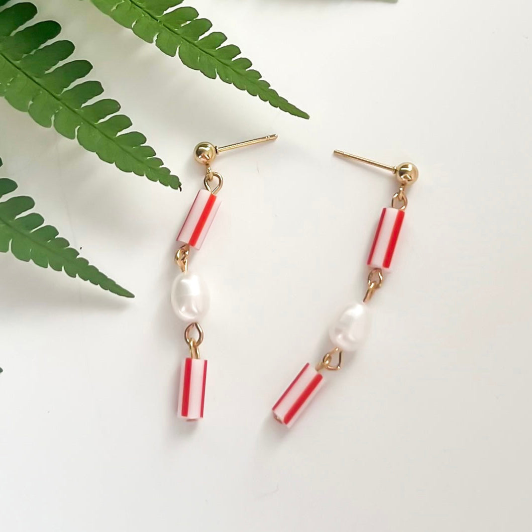 The Candy Cane Earrings