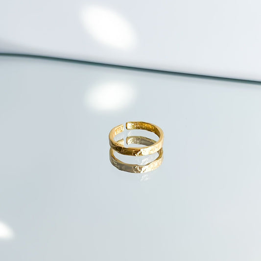 Textured Cuff Ring