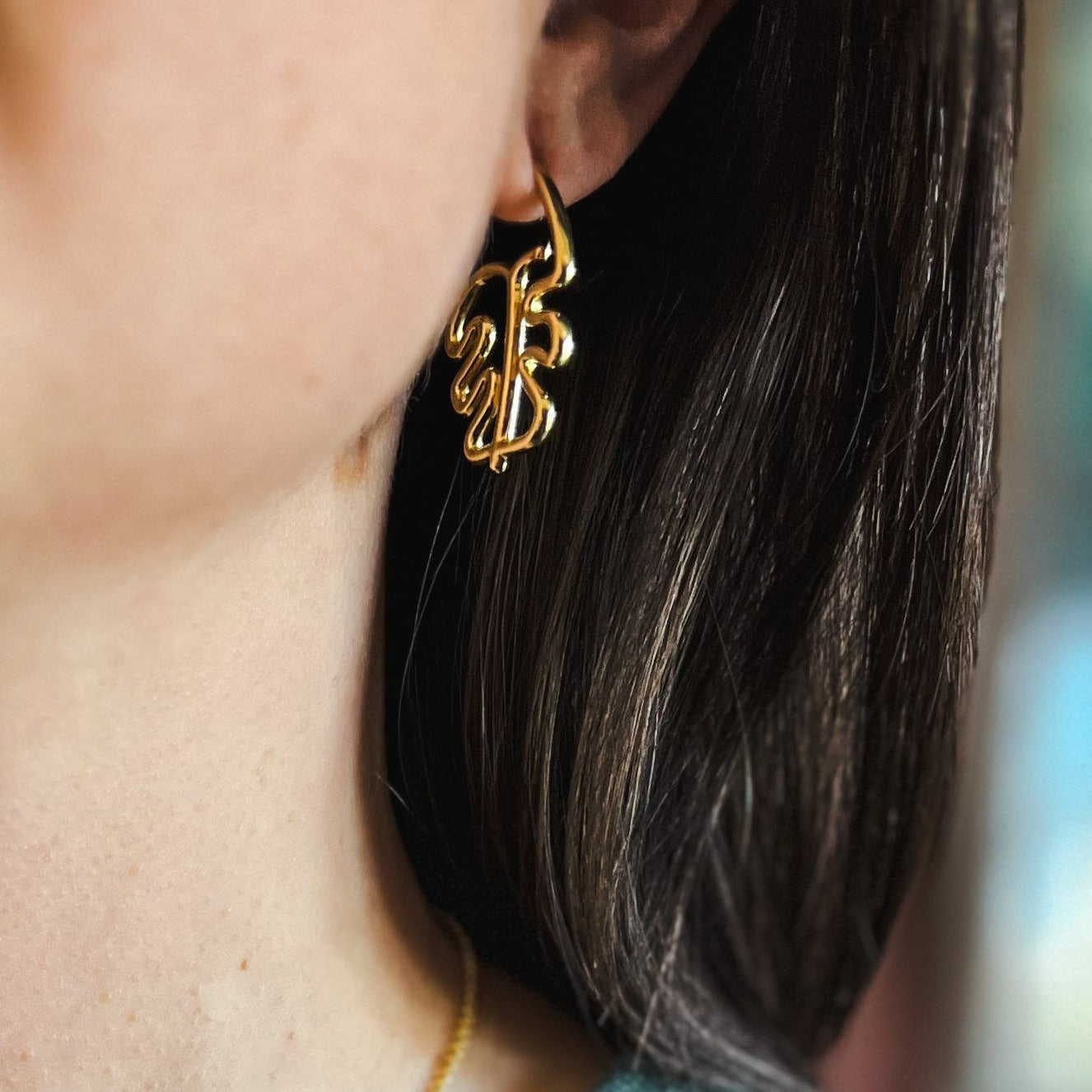 Monstera Earrings