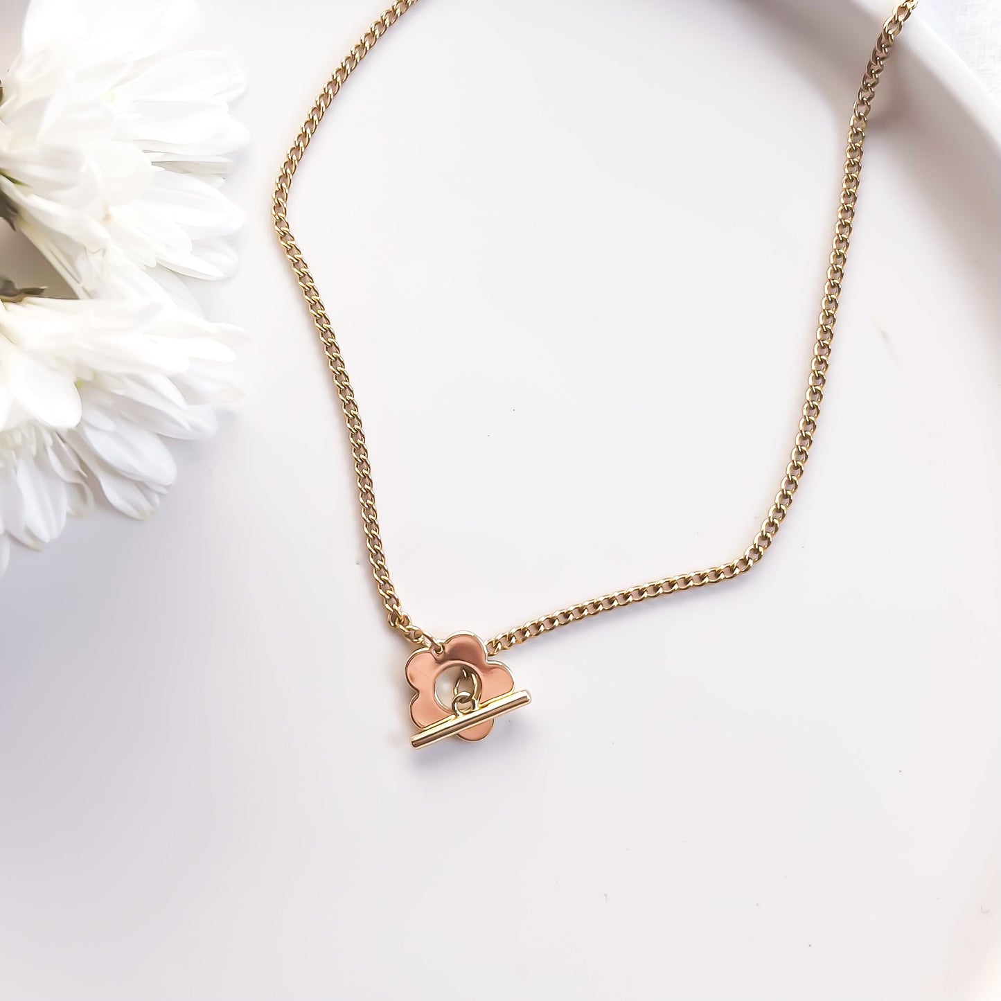 Blossom Clasp Necklace