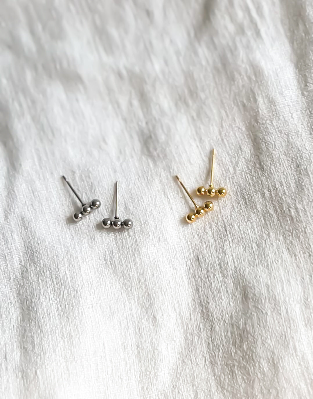 Three Bead Stud