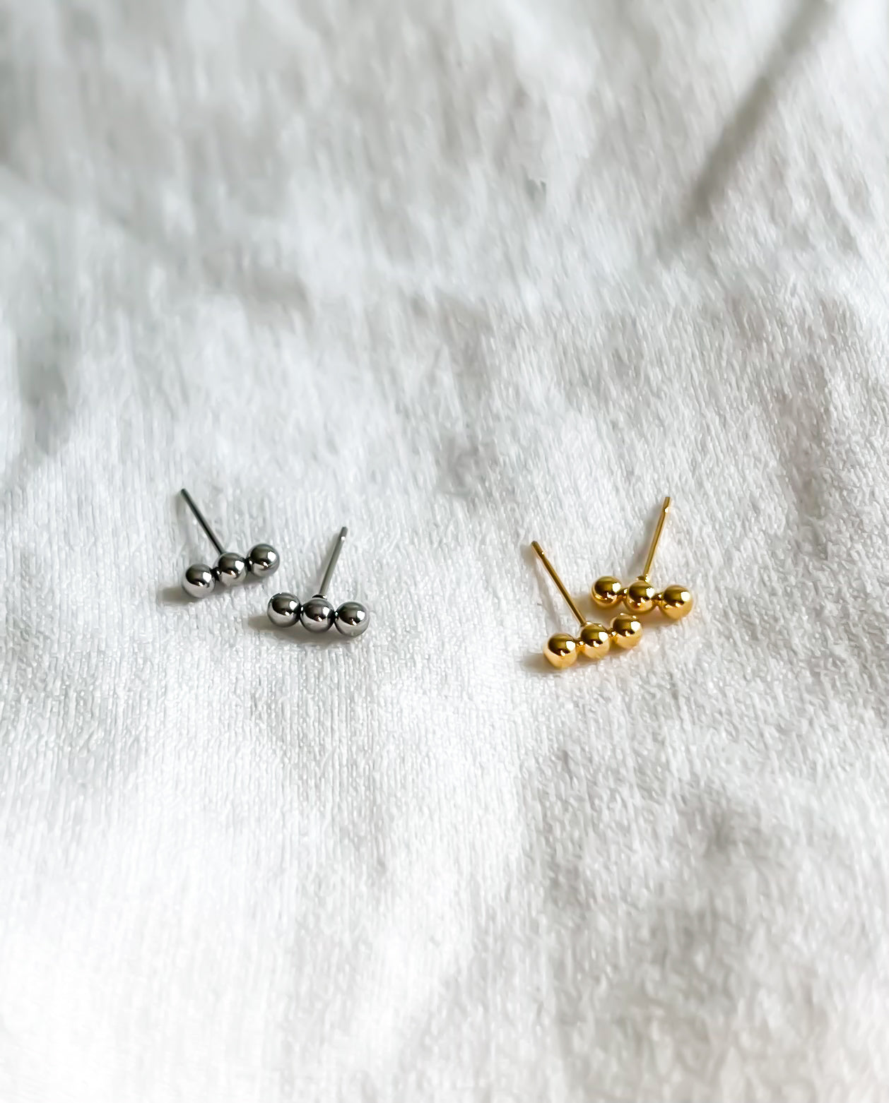 Three Bead Stud