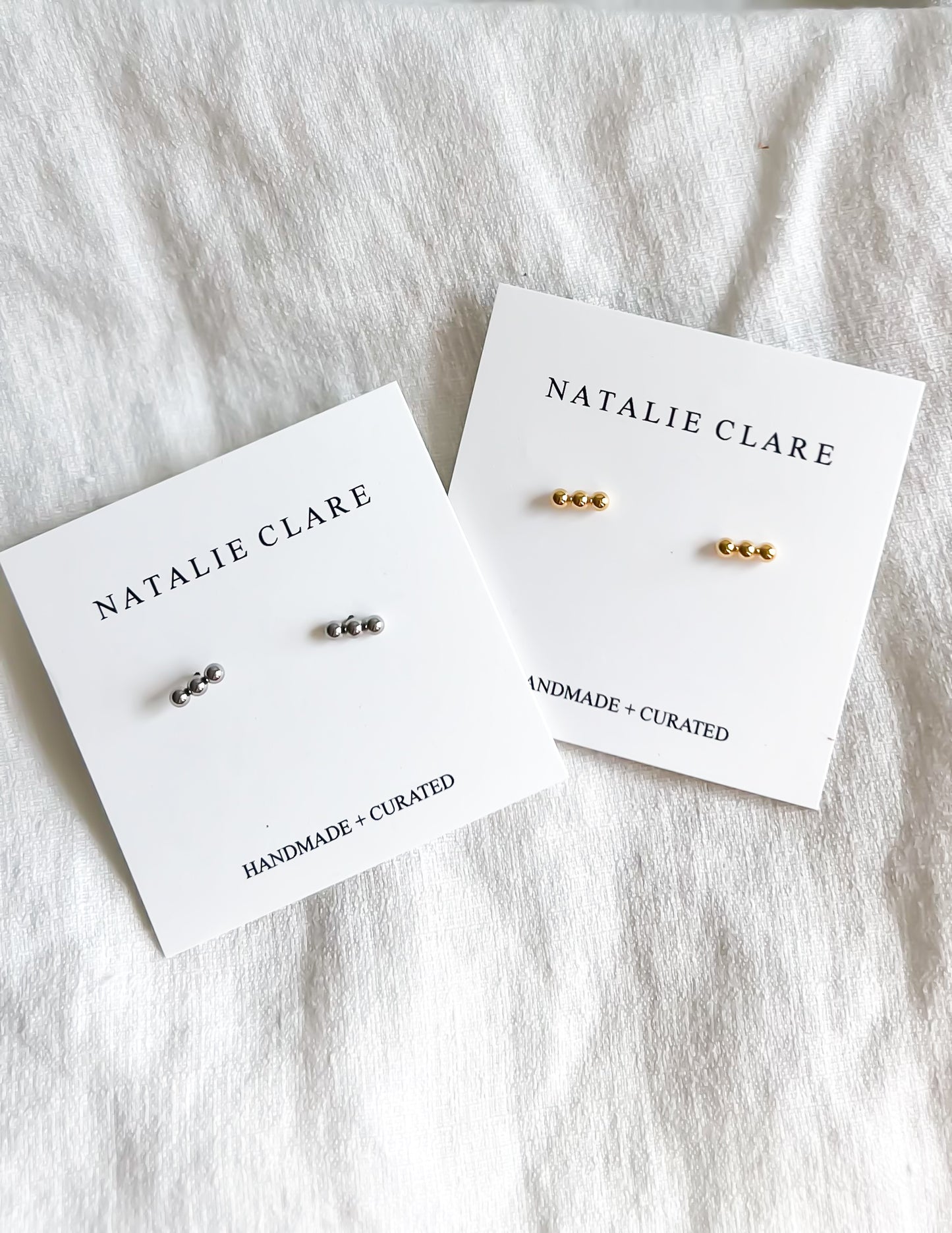 Three Bead Stud