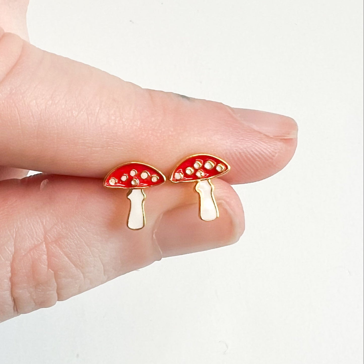 Mushroom Stud Earring