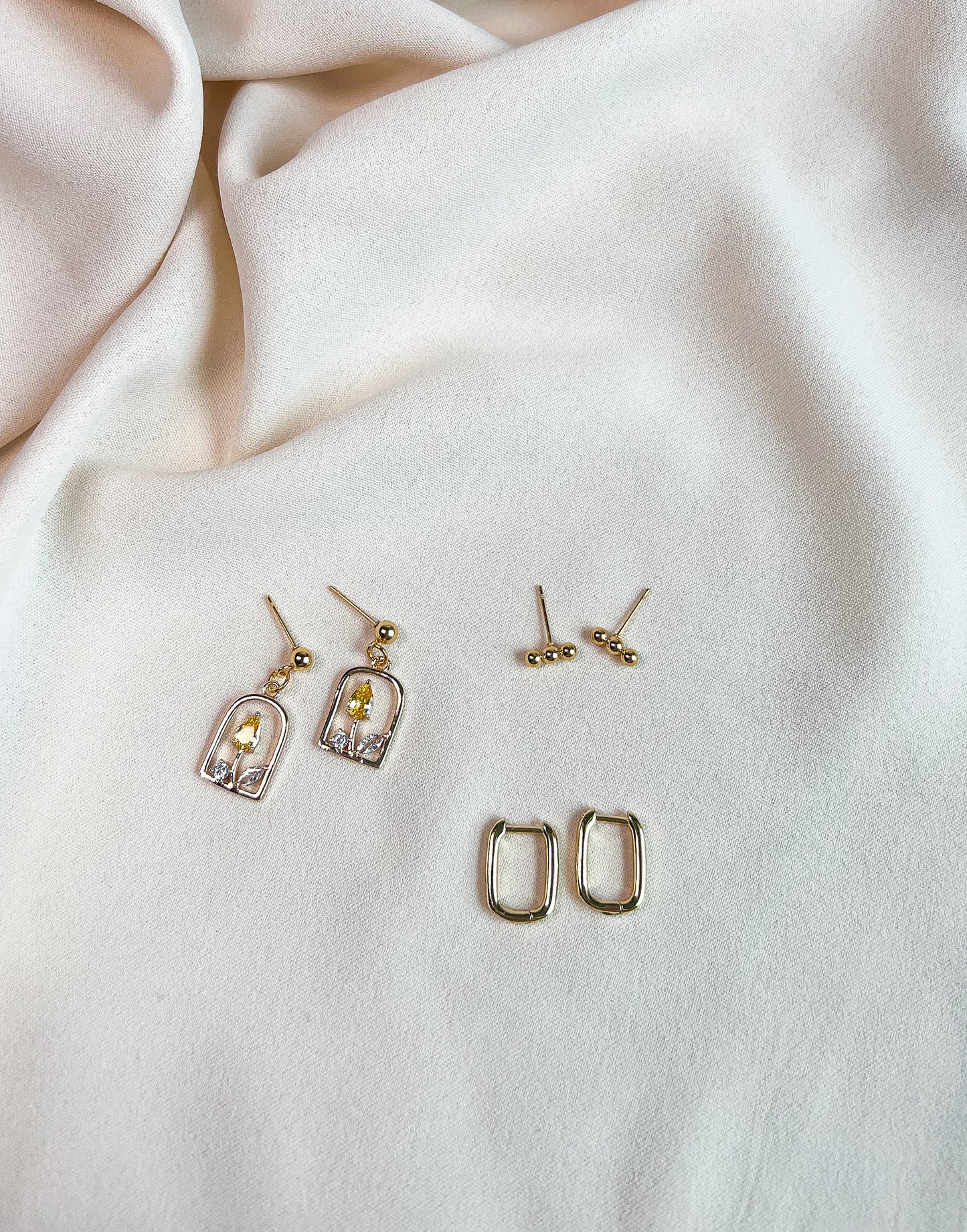 Three Bead Stud