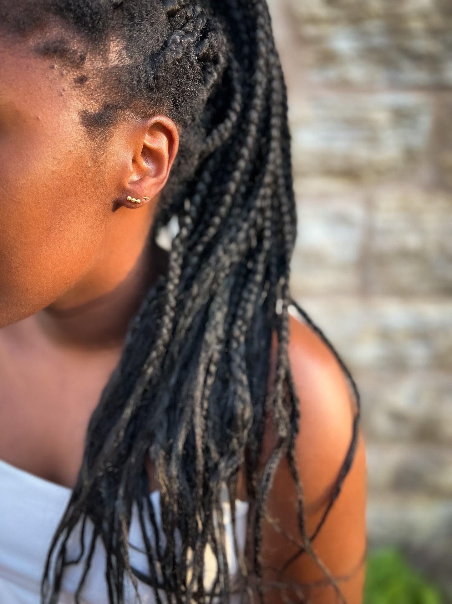 Three Bead Stud