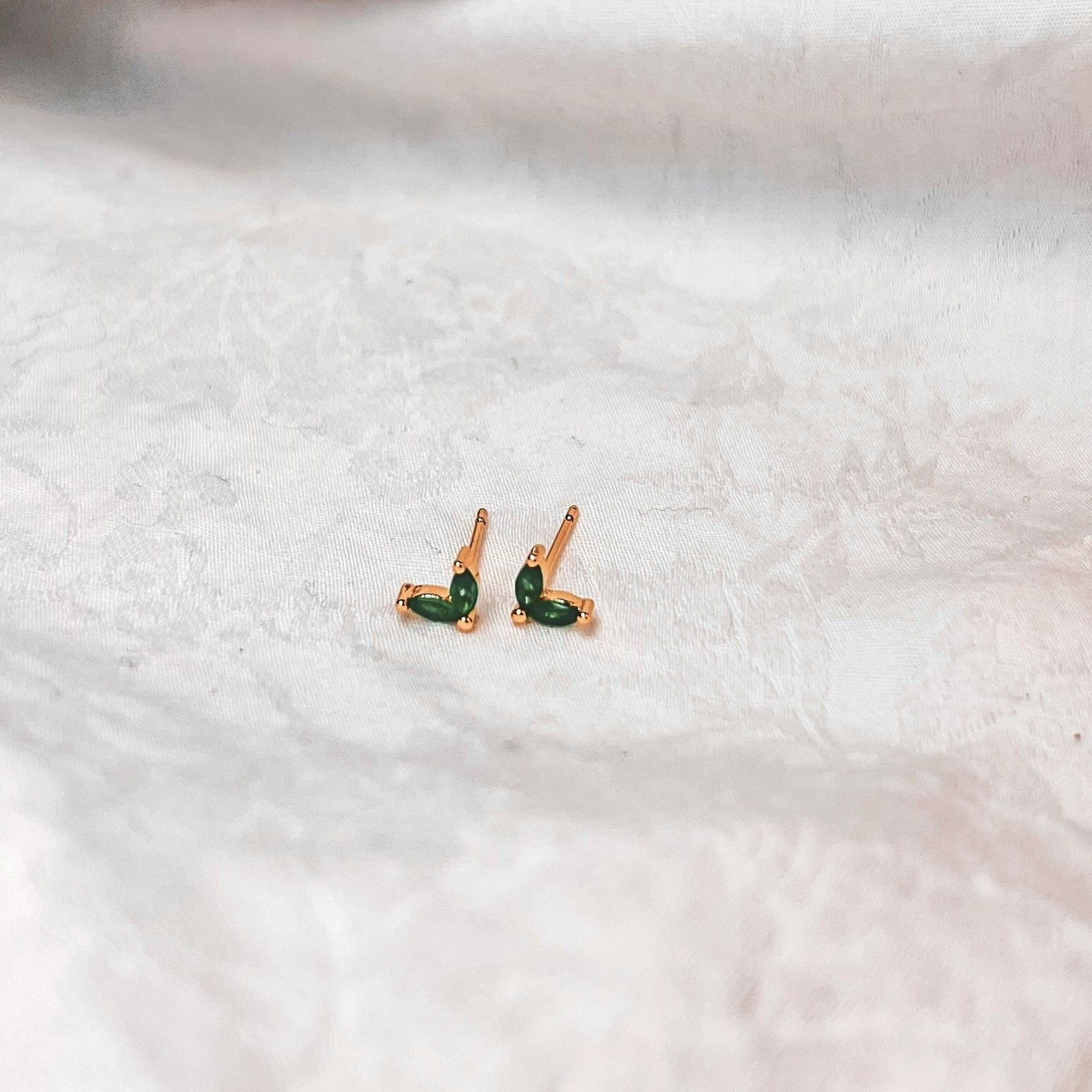 The Green Winged Earrings