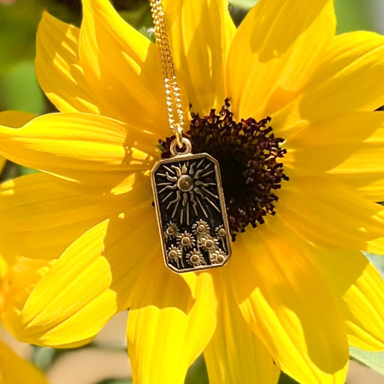 Van Gogh Sunflower Necklace