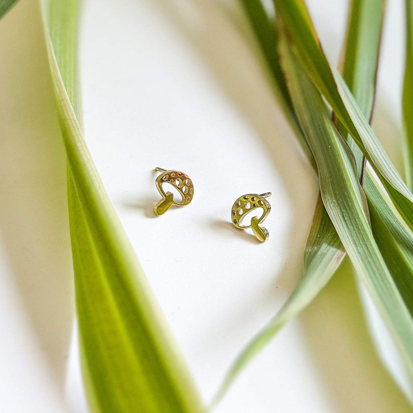 Cartoon Mushroom Studs
