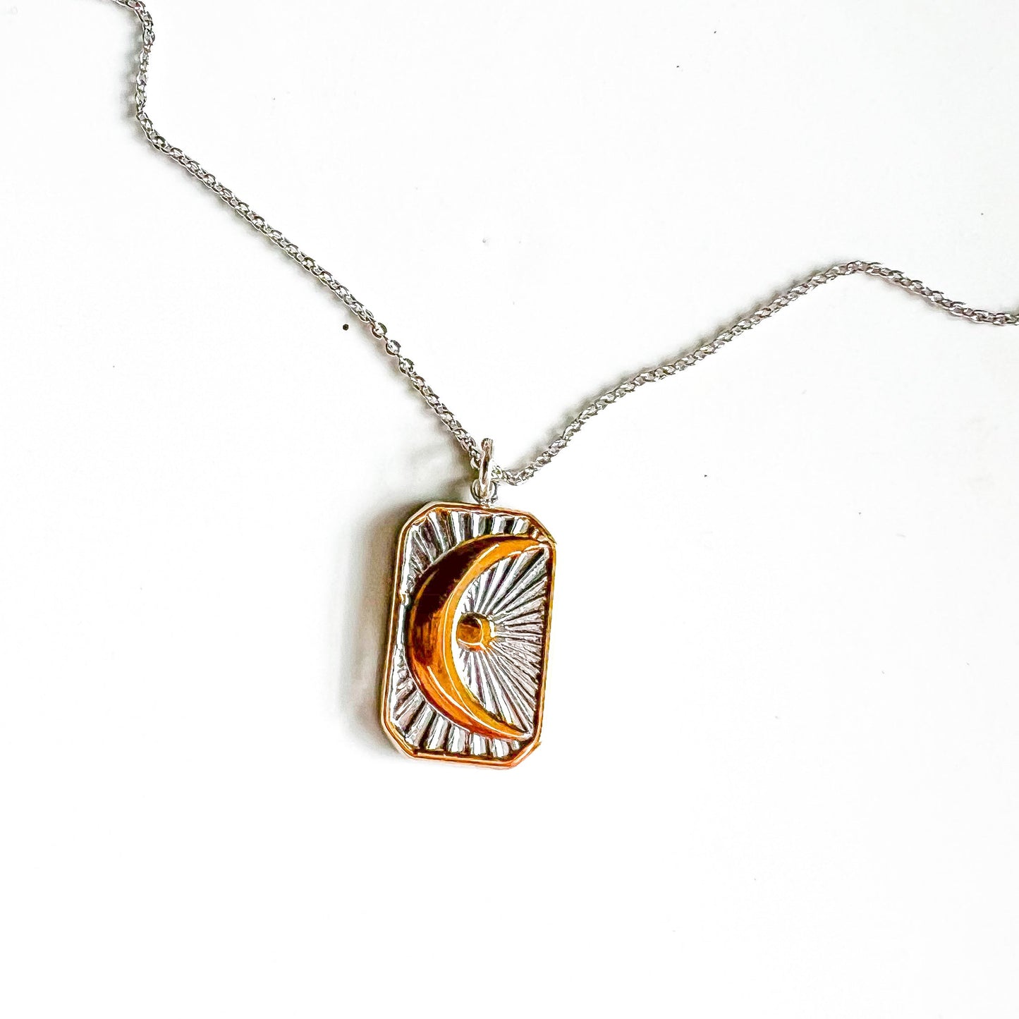 Silver Moon Necklace