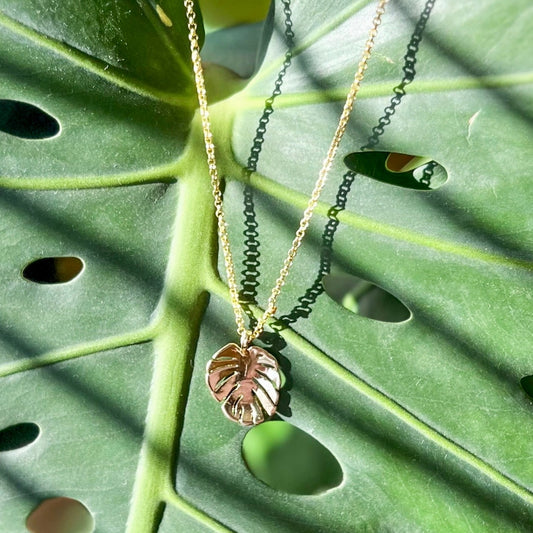 Monstera Necklace