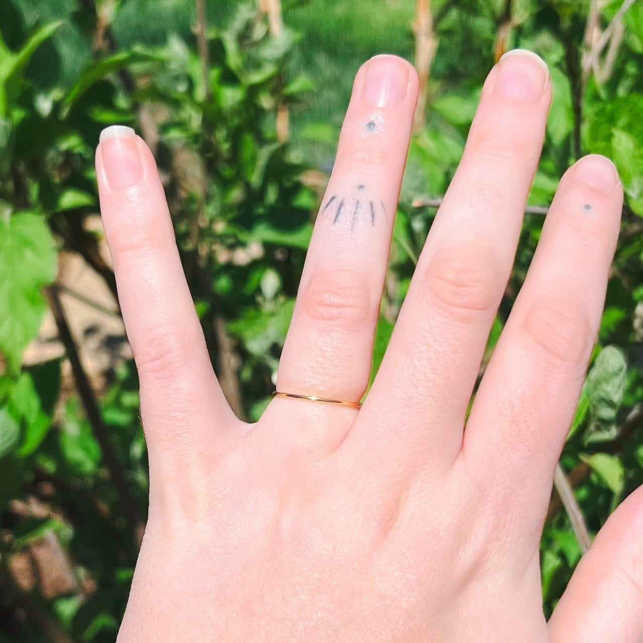 Gold Sterling Stacking Ring