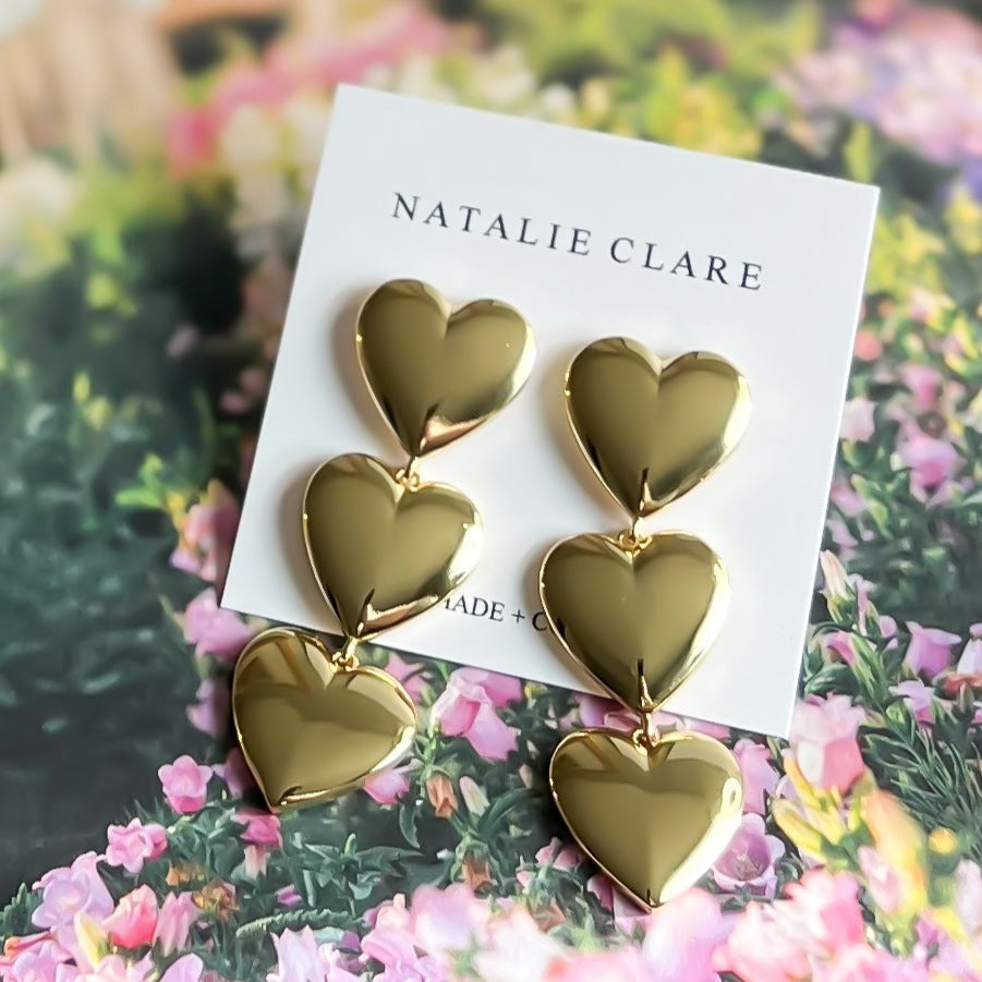 The Barbie Heart Earrings