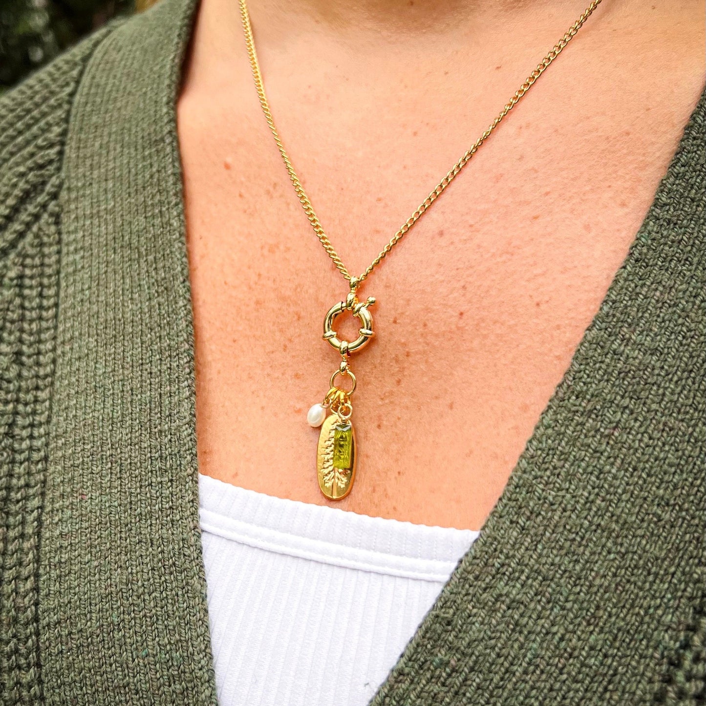 Pine Tree Trio Necklace