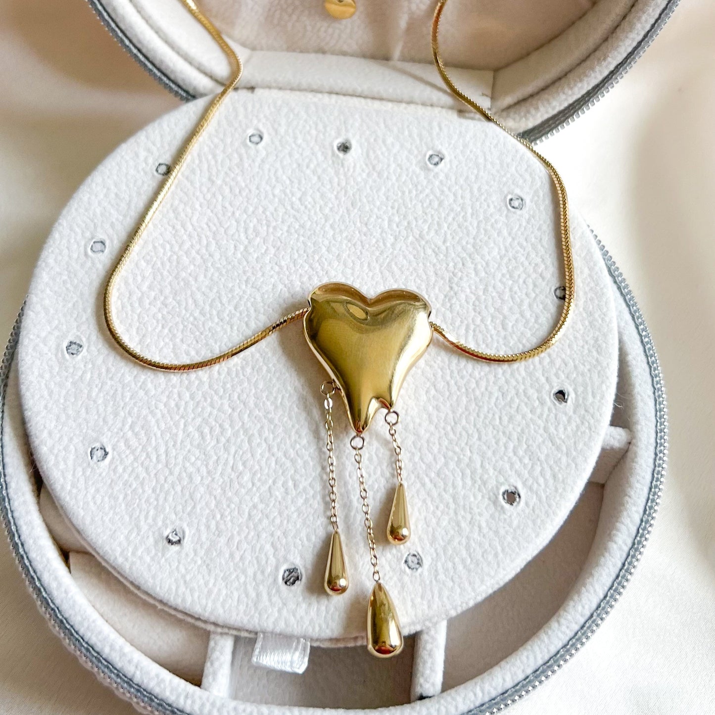 Heart Drip Necklace
