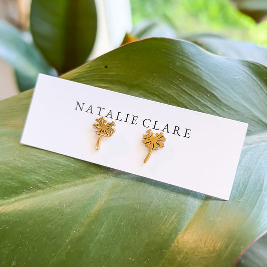 Dandelion Stud Earrings