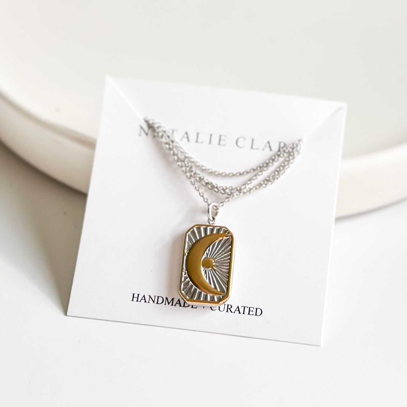 Silver Moon Necklace