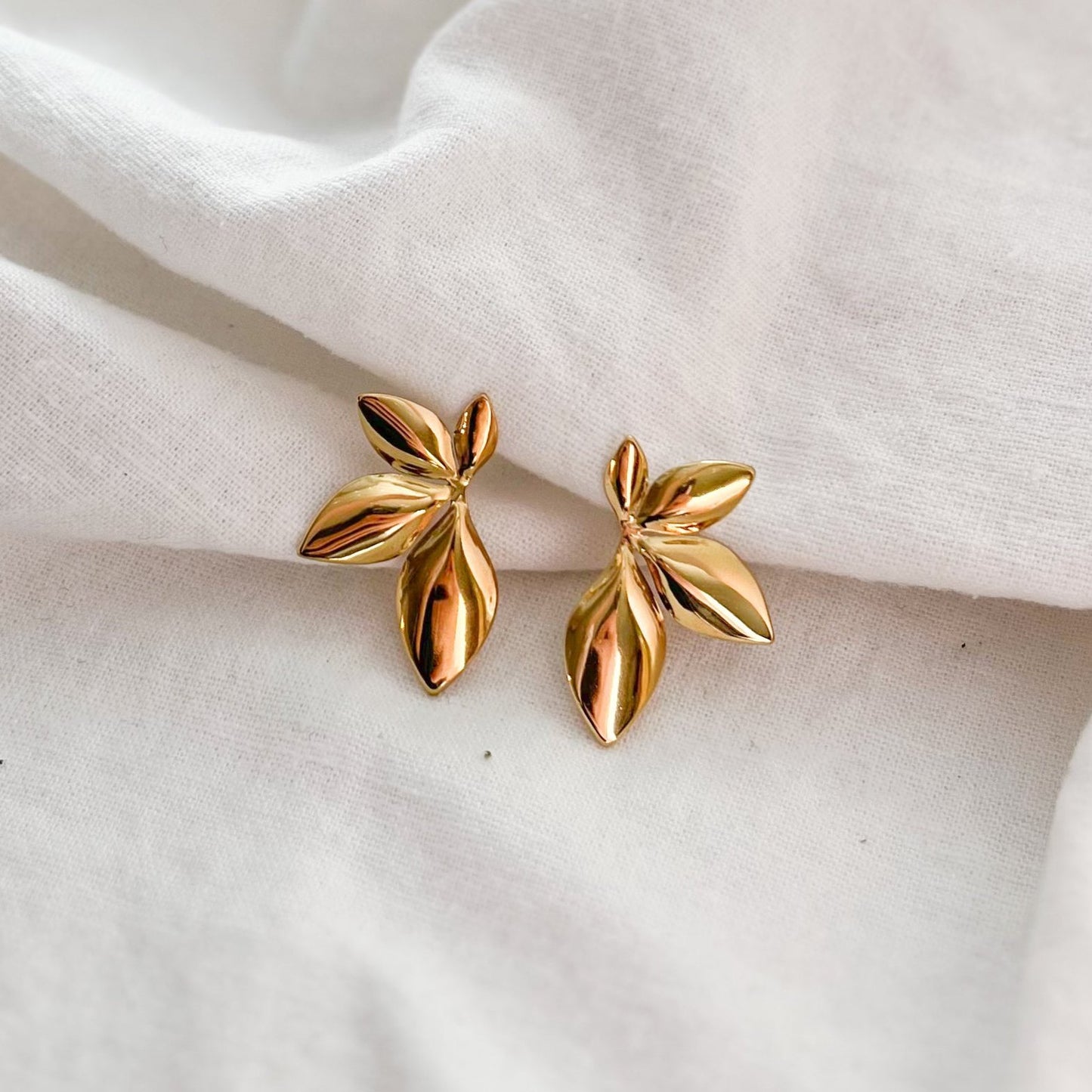 Leaf Statement Earrings
