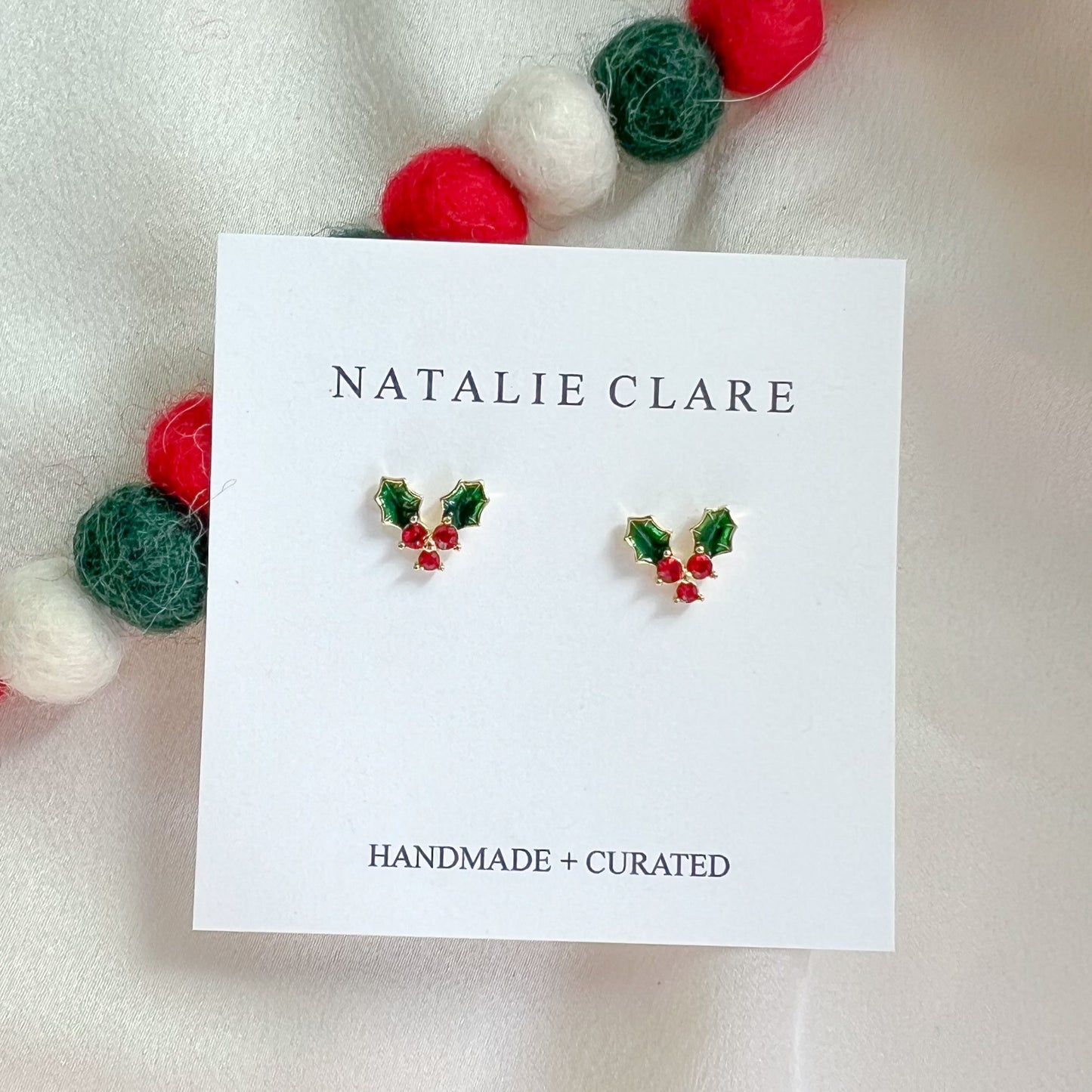 Holly Jolly Studs