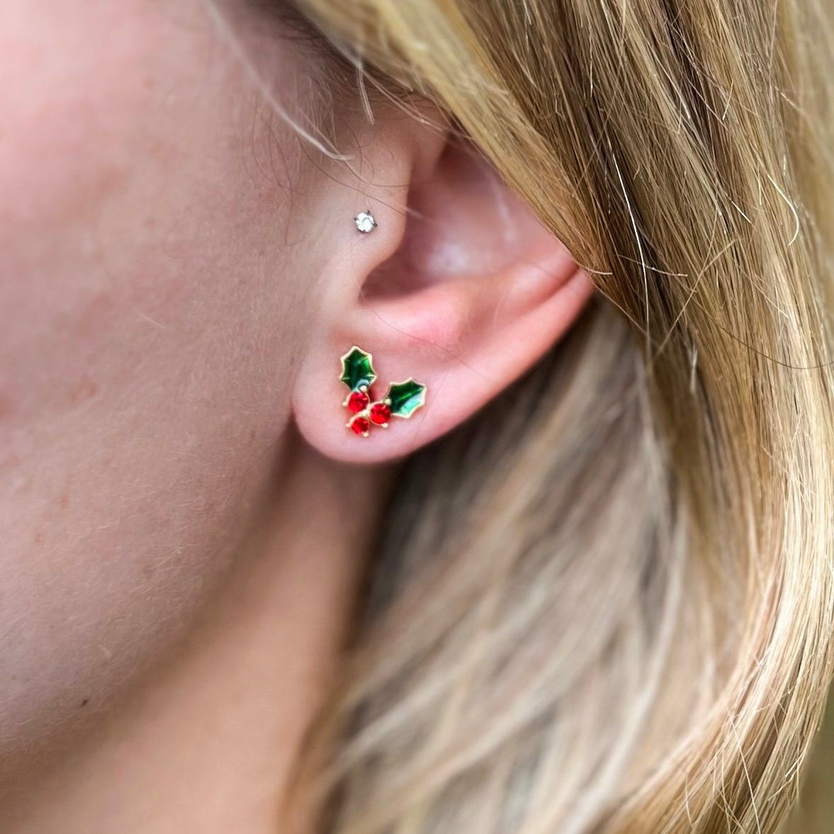 Holly Jolly Studs