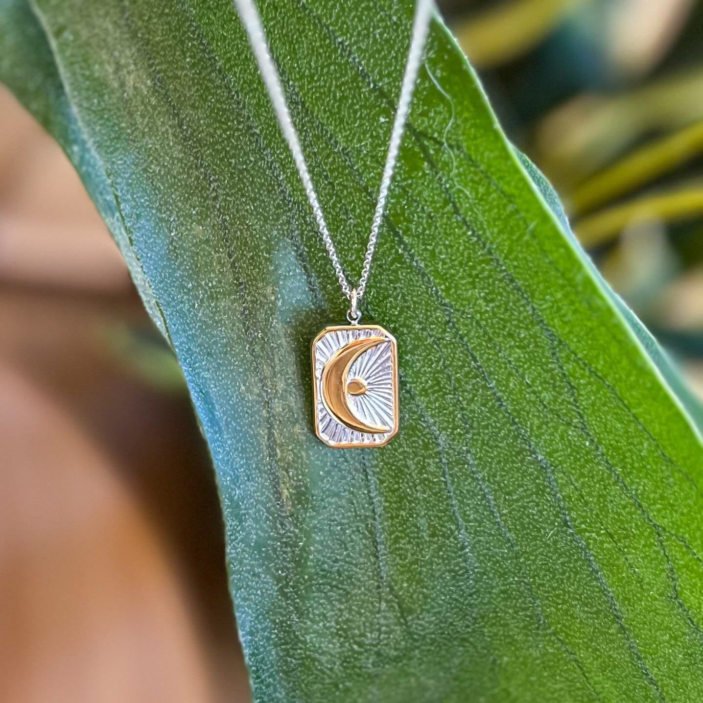 Silver Moon Necklace