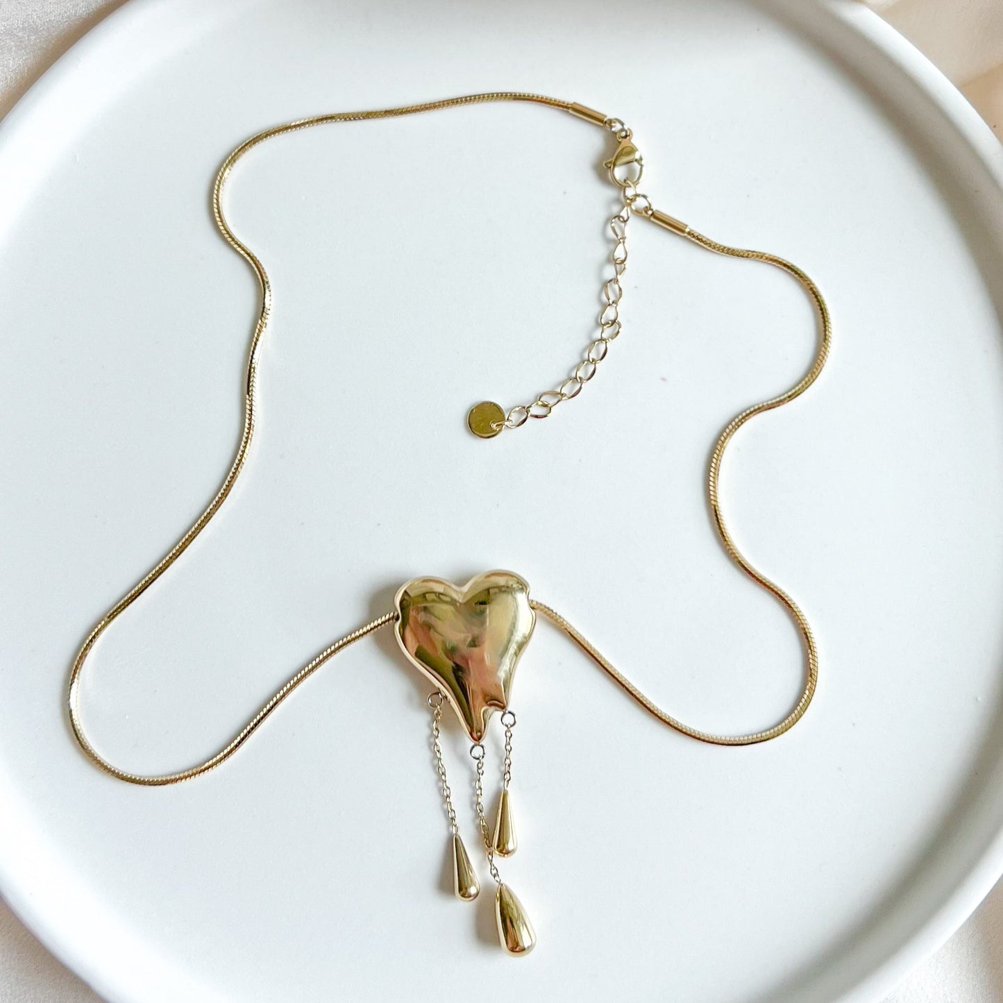 Heart Drip Necklace