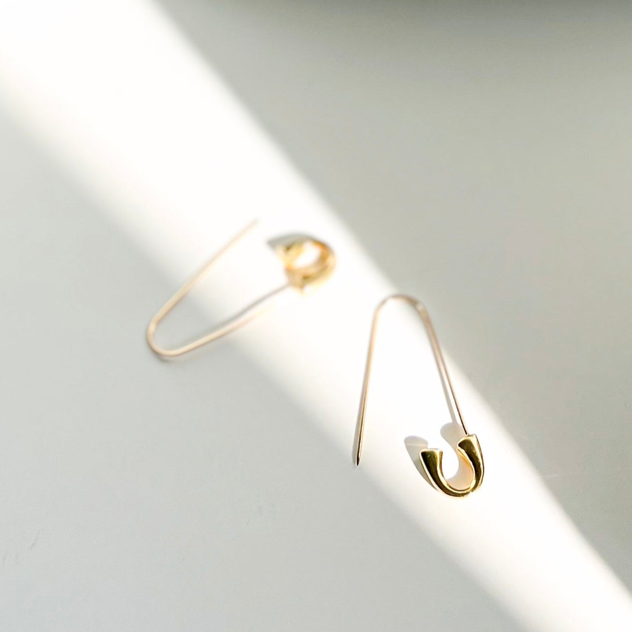 Safety Pin Hoops