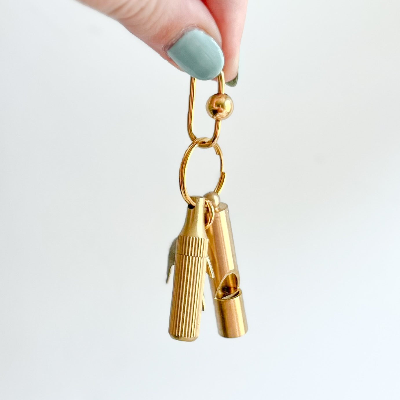 18K Gold Carabiner