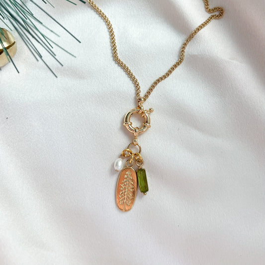 Pine Tree Trio Necklace