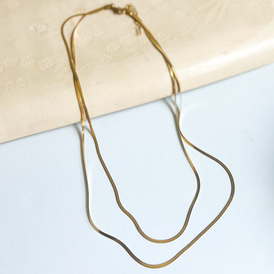 Layered Snake Chain Necklace