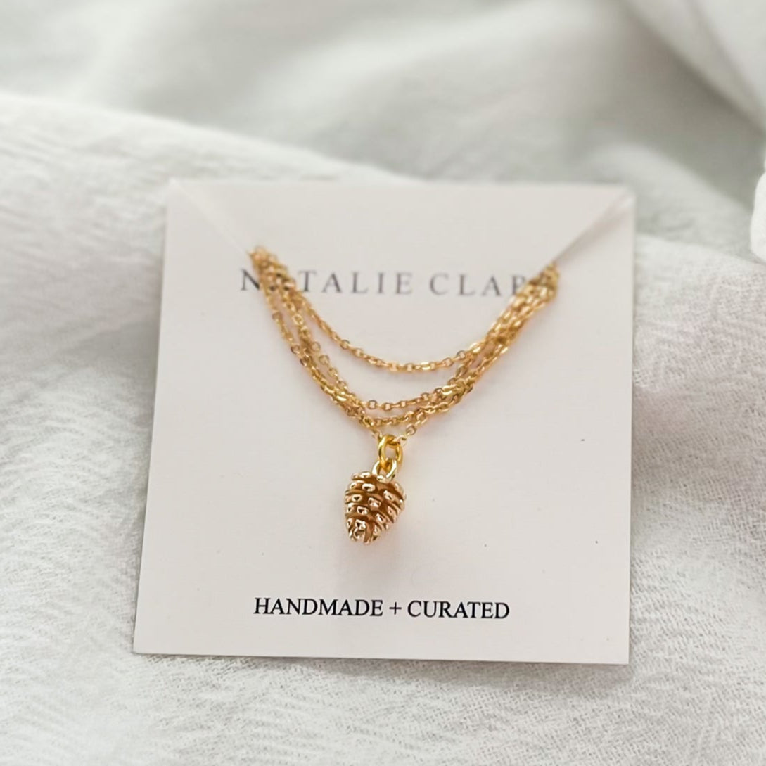 Pinecone Necklace