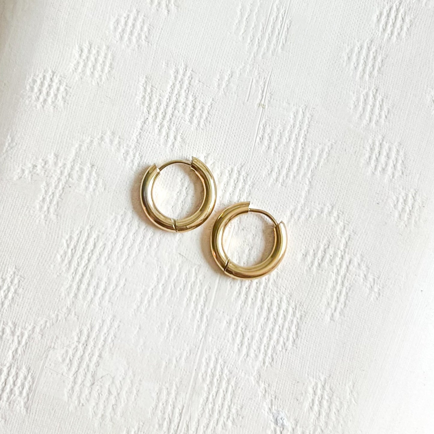 Gold Infinity Hoop