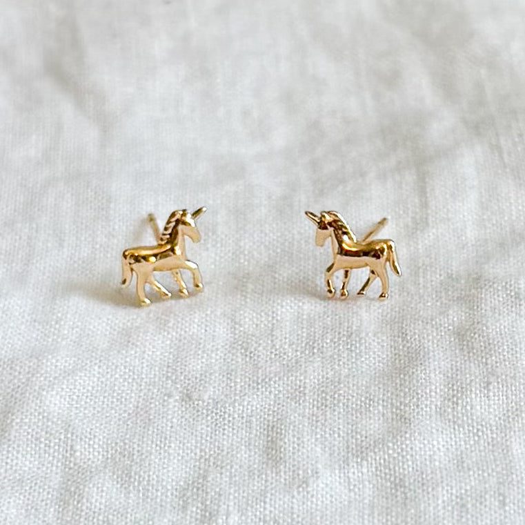Unicorn Stud Earrings