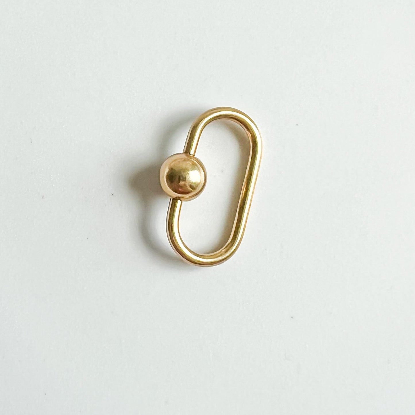 18K Gold Carabiner