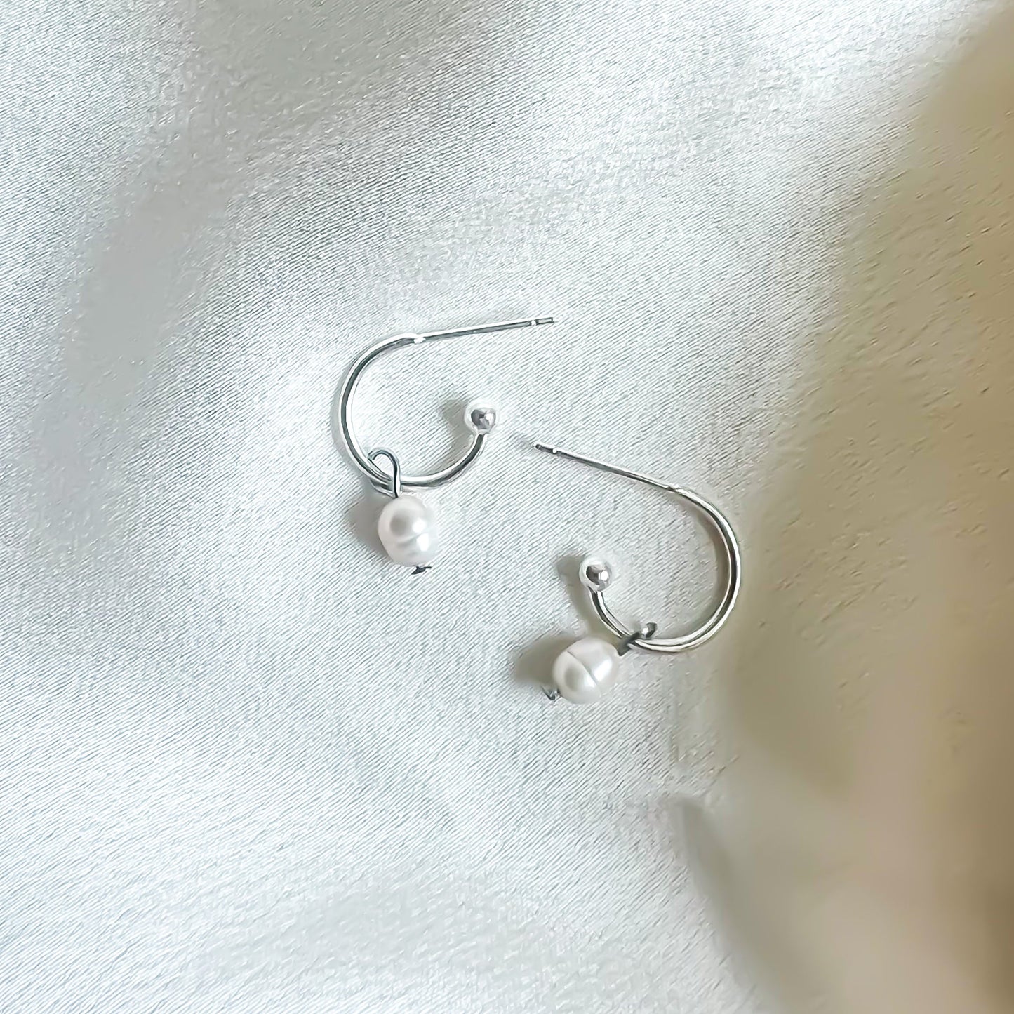 The Silver Chloe Earrings