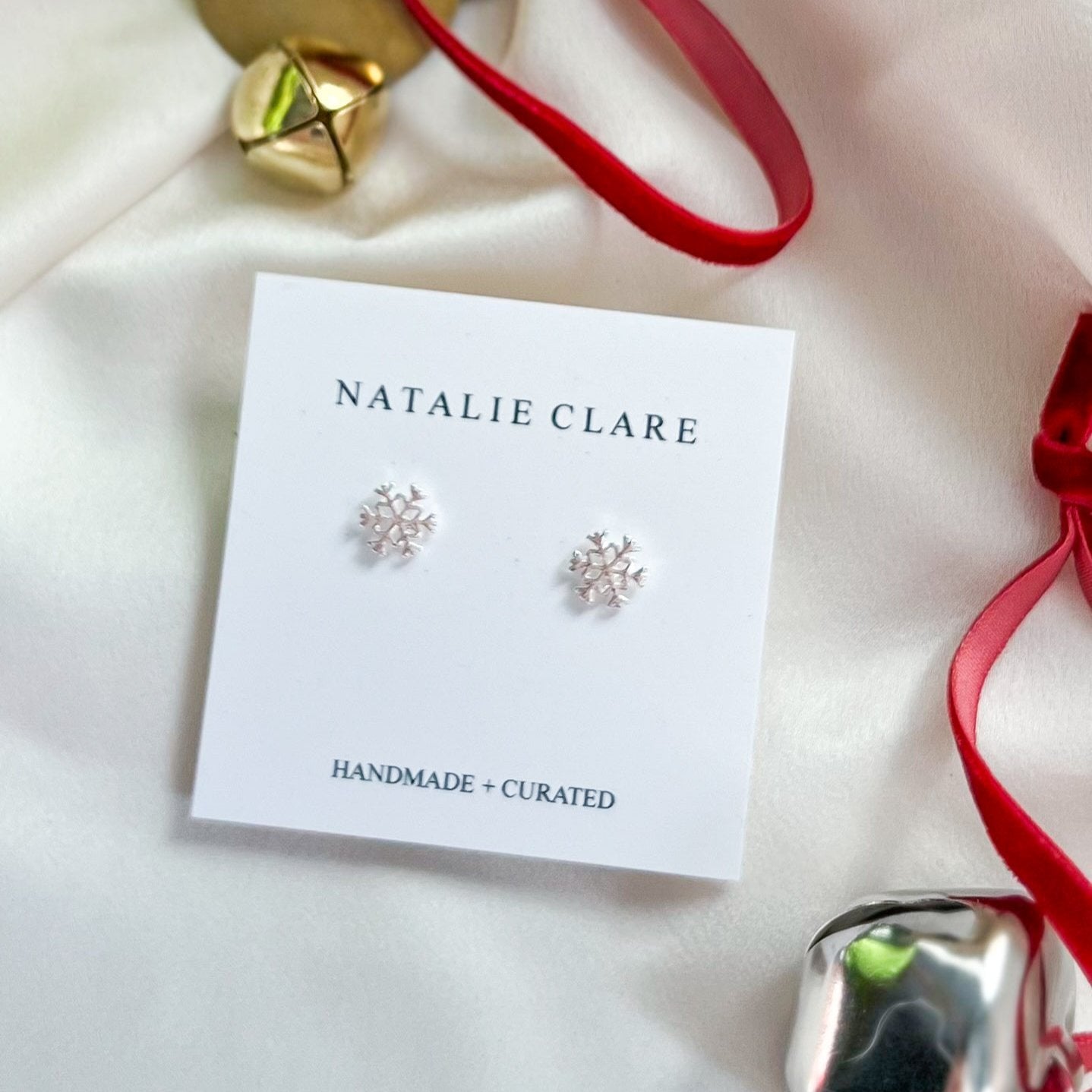 Silver Snowflake Stud