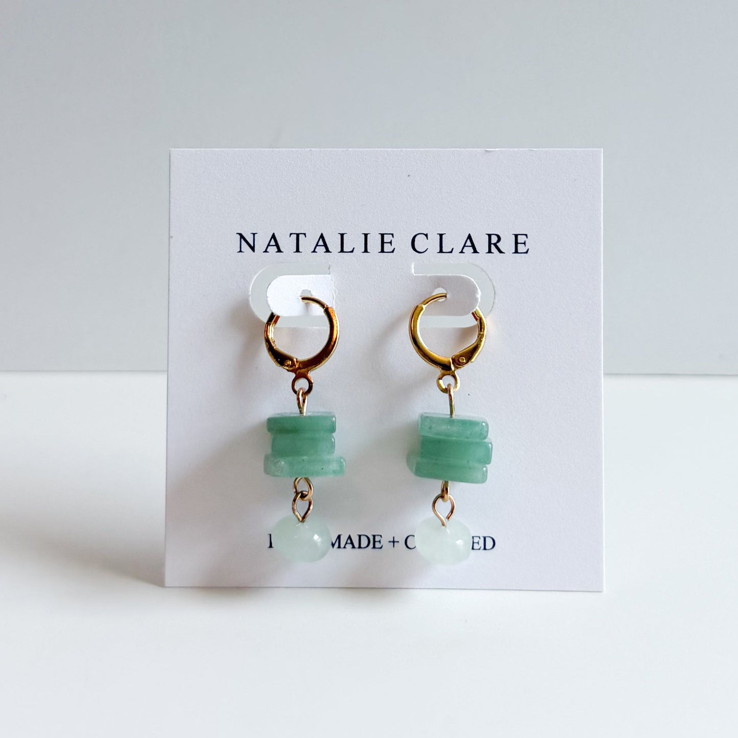 Aventurine Dangle Earrings