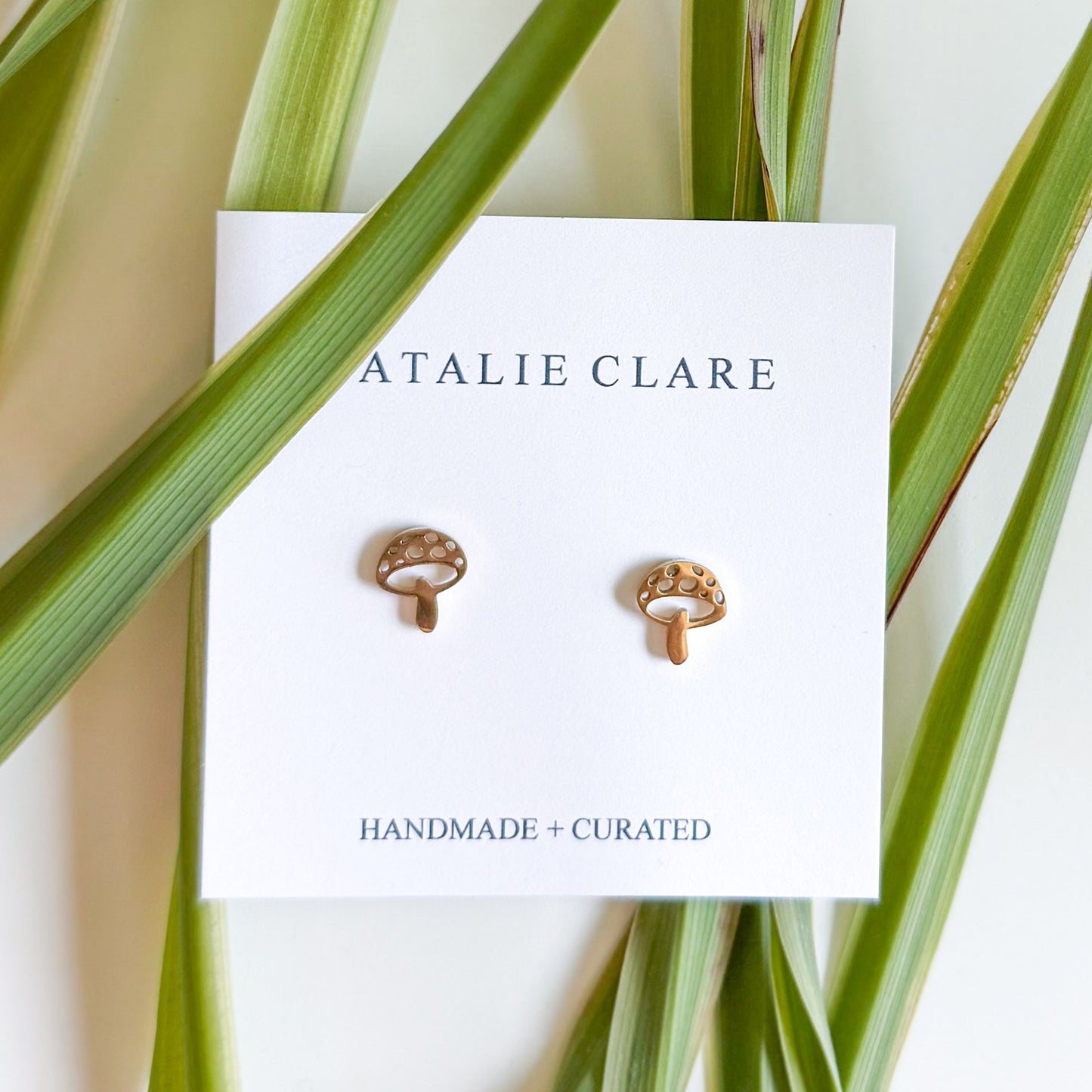 Cartoon Mushroom Studs